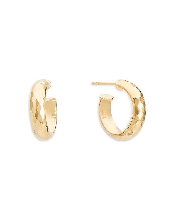 ラナ レディース アクセサリー ピアス・イヤリング LANA Jewelry 14K Yellow Gold Facetedisco Small Hoop Earrings Gold ゴールド