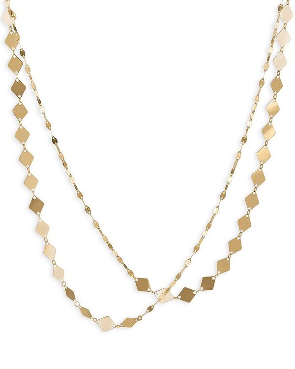 ラナ レディース アクセサリー ネックレス・チョーカー・ペンダントトップ レース LANA Jewelry Kite and Blake Chain Remix Double Strand Necklace in 14K Yellow Gold ゴールド