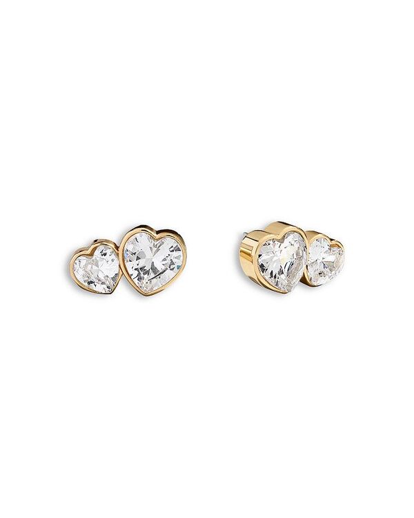 バウブルバー レディース アクセサリー ピアス・イヤリング BAUBLEBAR Kali Cubic Zirconia Heart Stud Earrings Gold ゴールド