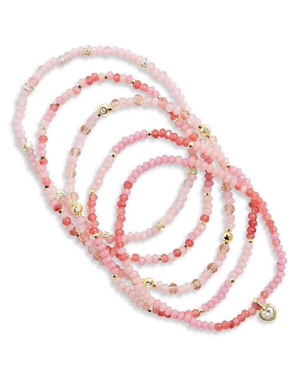 バウブルバー レディース アクセサリー ブレスレット・バングル・アンクレット BAUBLEBAR Neah Beaded Stretch Braceletset of 5 Pink ピンク