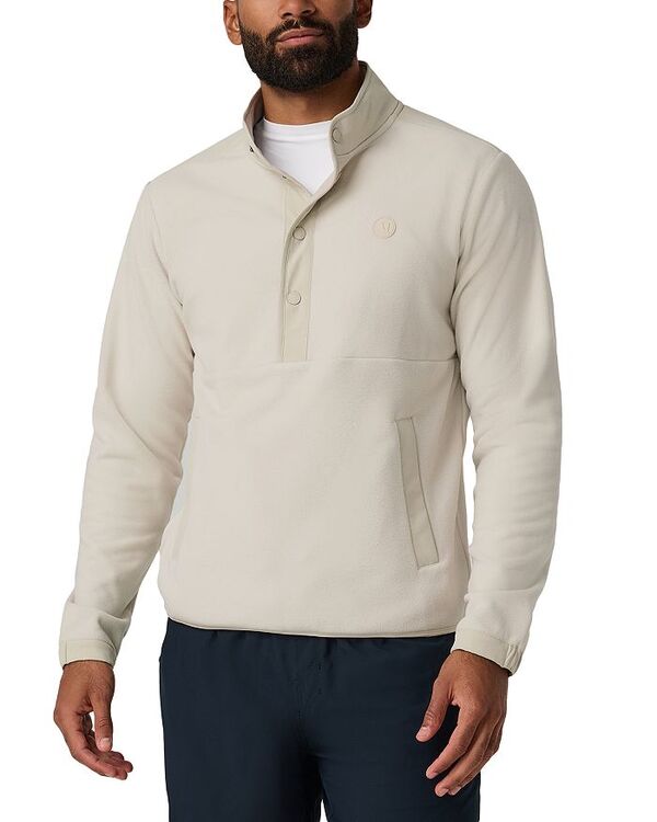 ビュオーリ メンズ アウター 上衣・上衣 Vuori Aspen Half Snap Jacket Mushroom