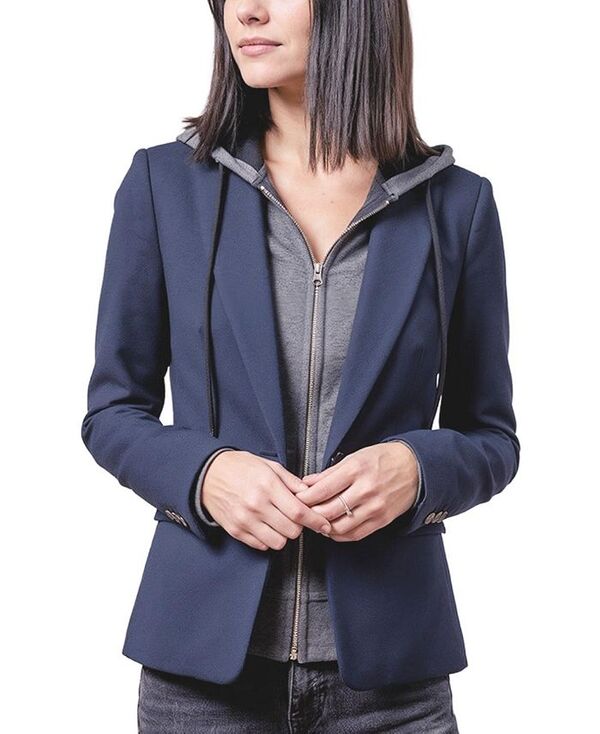 セントラルパークウェスト レディース アウター ジャケット・ブルゾン ブレザー Central Park West Women's Ryder Dickie Blazer Grey-Navy グレー|ReVida 店