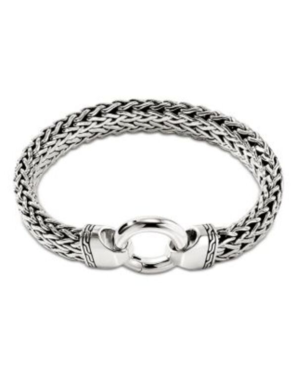 ジョン・ハーディー メンズ アクセサリー ブレスレット・バングル・アンクレット JOHN HARDY Men'sterling Silver Icon Extension Flat Chain Bracelet Silver シルバー 211,400円