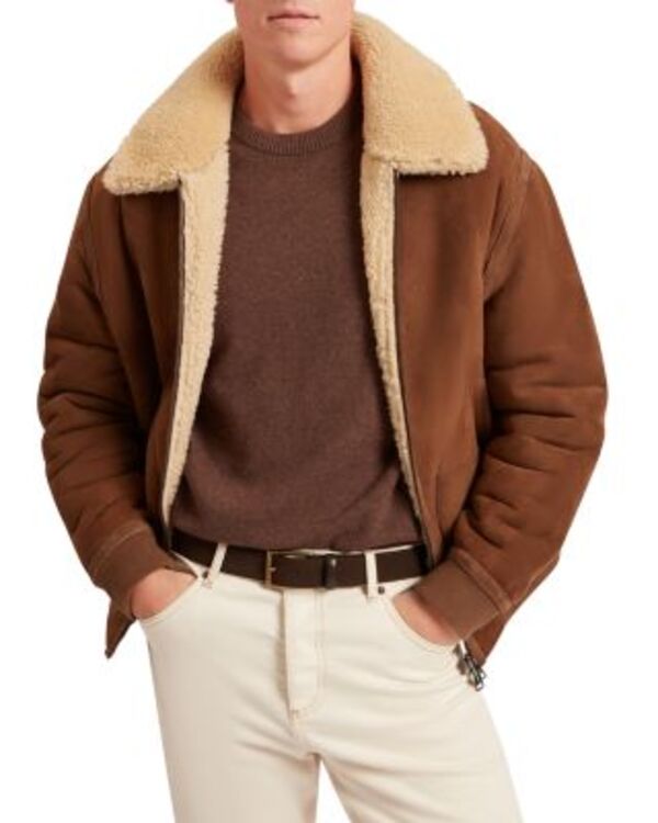 テッドベーカー メンズ アウター 上衣・上衣 Ted Baker Wald Aviator Jacketan タン