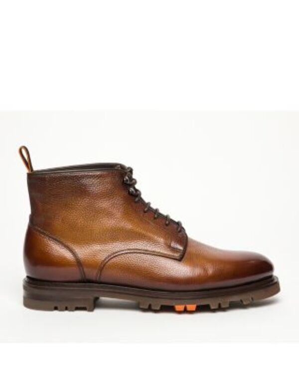 サントーニ メンズ シューズ ブーツ・レインブーツ Santoni Men\u0027s Colin Boots Brown 赤銅色