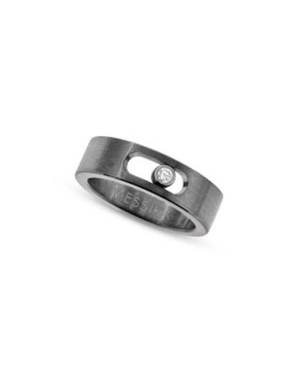 メシカ レディース アクセサリー リング Messika Diamond Move Titanium Graphite Small Ring in Titanium 0.05 tcw Silver シルバー 144,400円