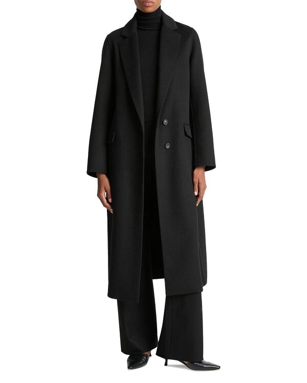 ヴィンス レディース アウター コート Vince Single Breasted Classicoat Black ブラック