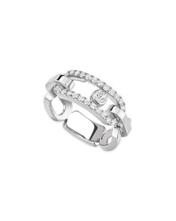 メシカ レディース アクセサリー リング Messika 18K Gold Move Link Diamond Openwork Ring No Color ゴールド