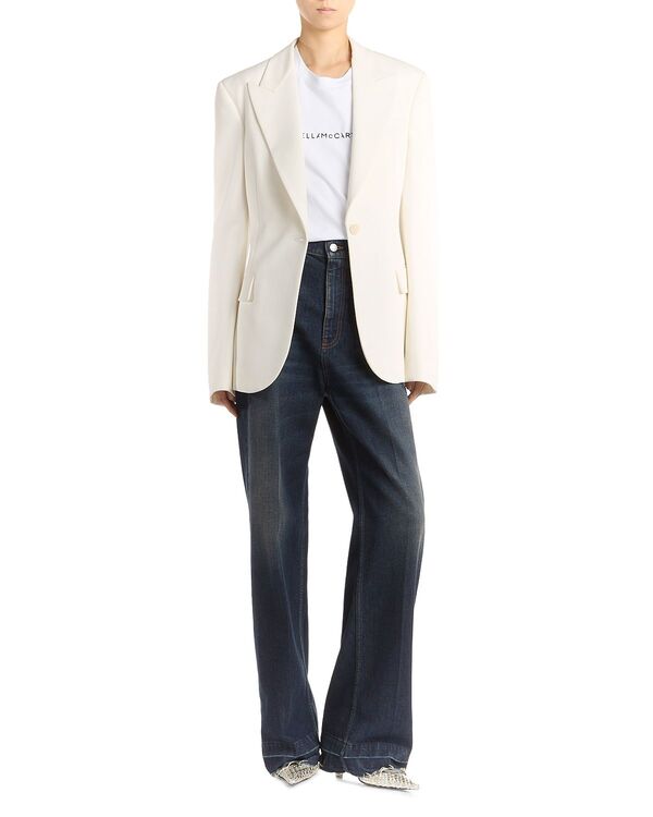 ステラマッカートニー レディース アウター ジャケット・ブルゾン スリムフィット Stella McCartney Forever Stella Slim Fit Jacket Cream クリーム 243,810円