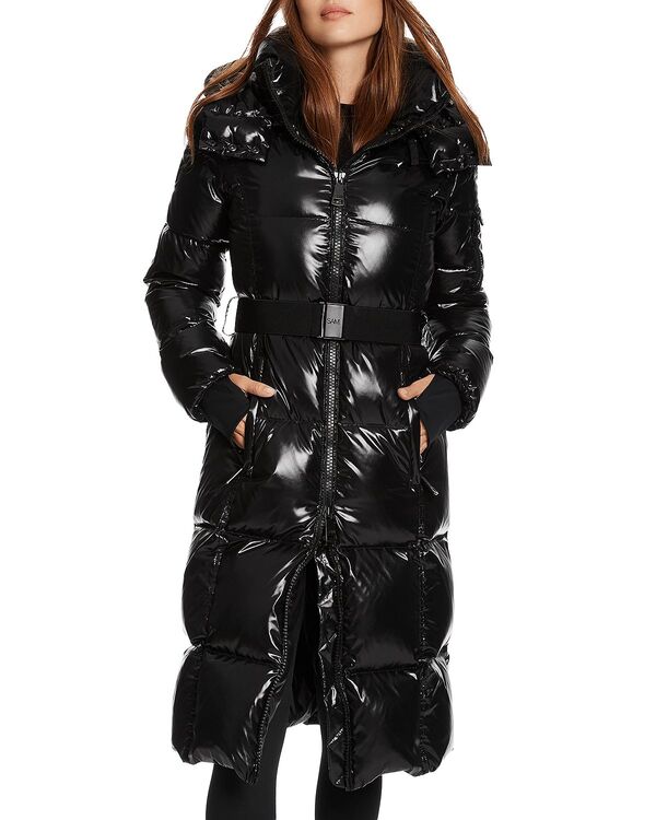総締め レディース アウター パーカー・スウェット 厚地の外套 SAM. Long Nohooded Puffer Coat Jet