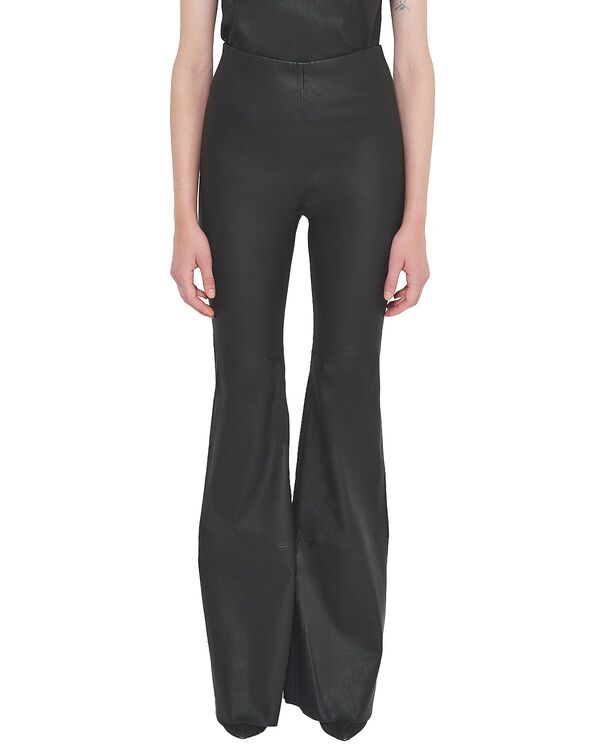 エーエスバイディーエフ レディース ボトムス レギンス レザー AS by DF Kat Stretch Leather Leggings Black ブラック