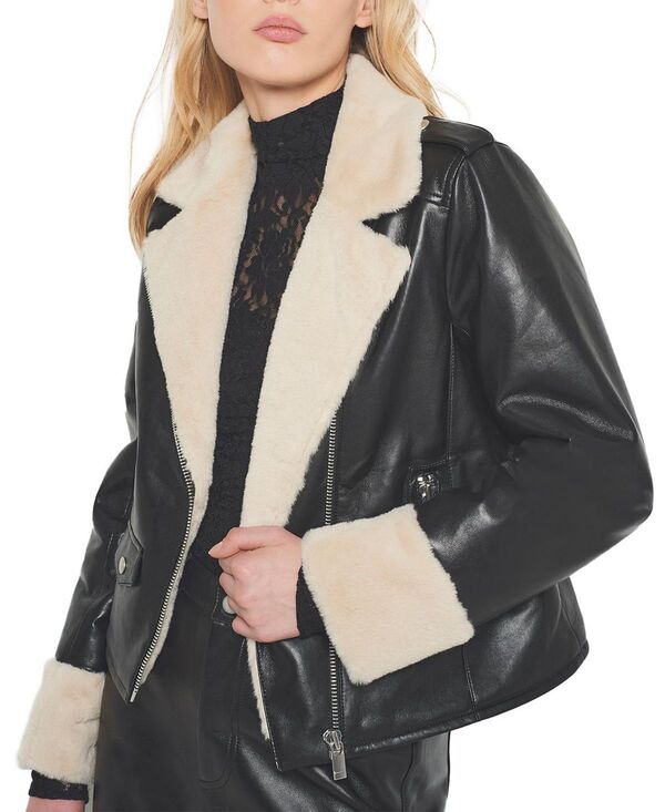 エーエスバイディーエフ レディース アウター ジャケット・ブルゾン レザー AS by DF Sydney Recycled Leather Jacket Black ブラック｜ReVida 店