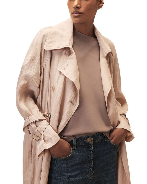 レイス レディース アウター コート REISS Marianna Lightweight Macoat Neutral 56,280円