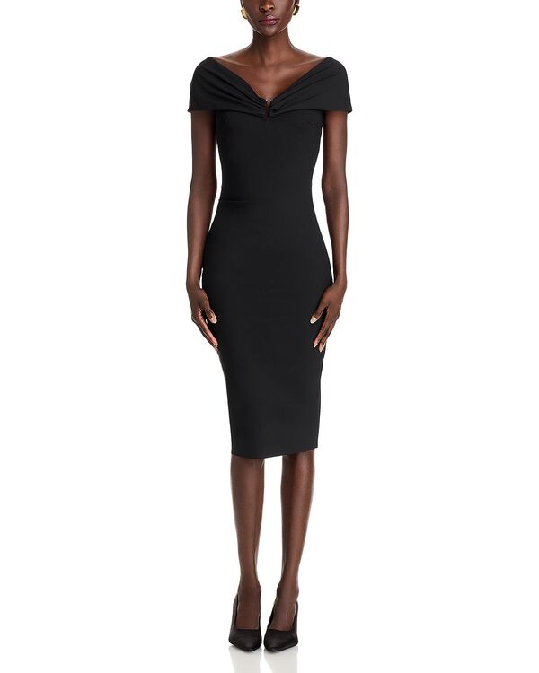チアラ ボニ プティ 衣裳 レディース トップス 衣裳 Chiara Boni La Petite Robe Kyoji Dress Black 黒いこと ワンピース-レディースファッション