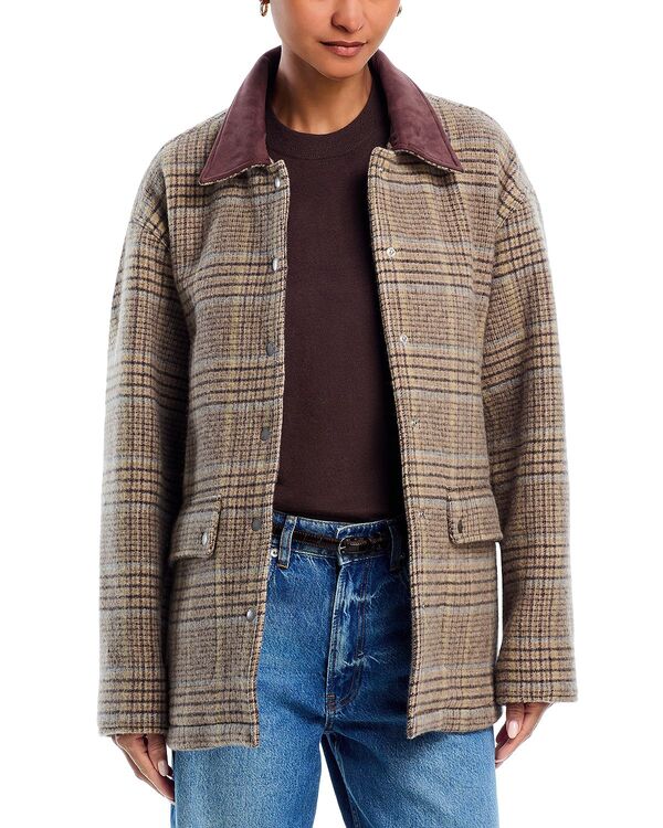 ラグアンドボーン レディース アウター ジャケット・ブルゾン rag & bone Cassidy Plaid Jacket - Exclusive Brown Plaid ブラウン