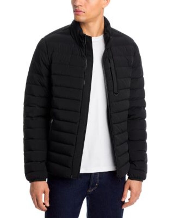 ムースナックル メンズ アウター ジャケット・ブルゾン キルティング Moose Knuckles Laki Quilted Jacket Black ブラック