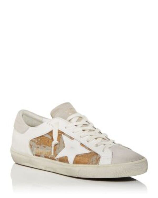 ゴールデングース メンズ シューズ スニーカー Golden Goose Unisex Super-Star Low Top Sneakers - Exclusive Whitegold