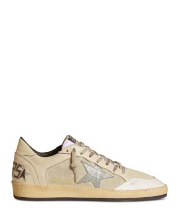 ゴールデングース メンズ シューズ スニーカー Golden Goose Men's Ball Star LTD Sneakers Ice White ホワイト｜ReVida 店