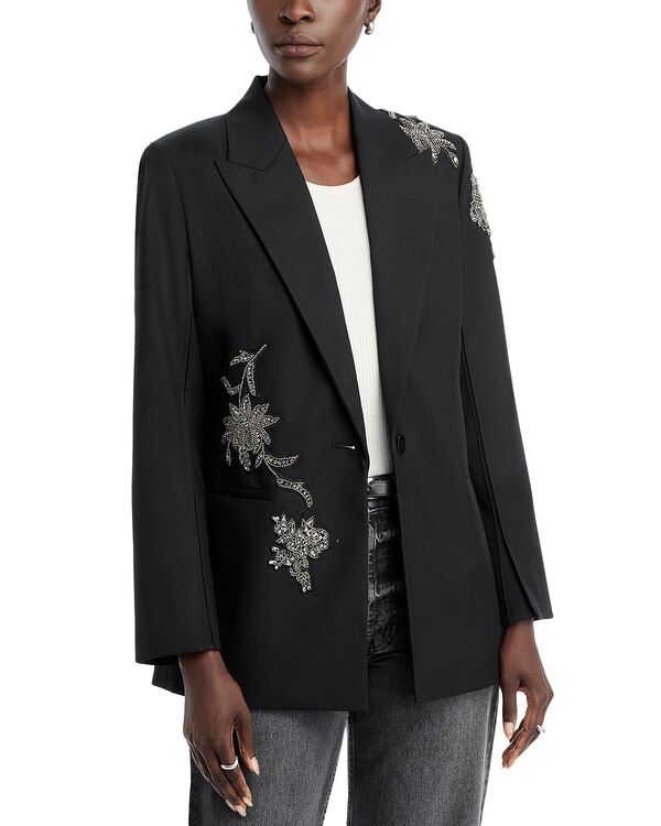 コビーハルペリン レディース アウター ジャケット・ブルゾン ブレザー Kobi Halperin Lariz Embellished Blazer Black ブラック