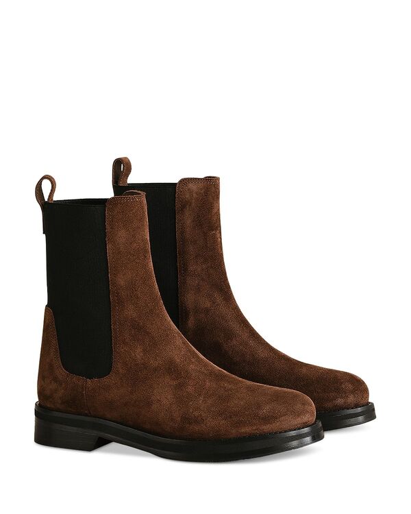 ジェニーケイン レディース シューズ ブーツ・レインブーツ チェルシーブーツ スエード チェルシー Jenni Kayne Women'suede Alden Chelsea Boots Brown ブラウン｜ReVida 店
