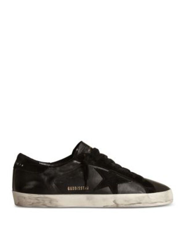 ゴールデングース メンズ シューズ スニーカー レザー Golden Goose Men'super Star Nappa Leather Sneakers Black ブラック 102,190円