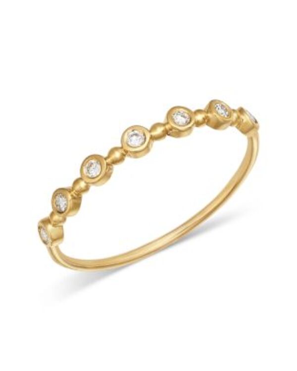 ゾイチッコ レディース アクセサリー リング Zo Chicco 14K Yellow Gold Bezel Diamonds Diamond Bead Ringold ゴールド