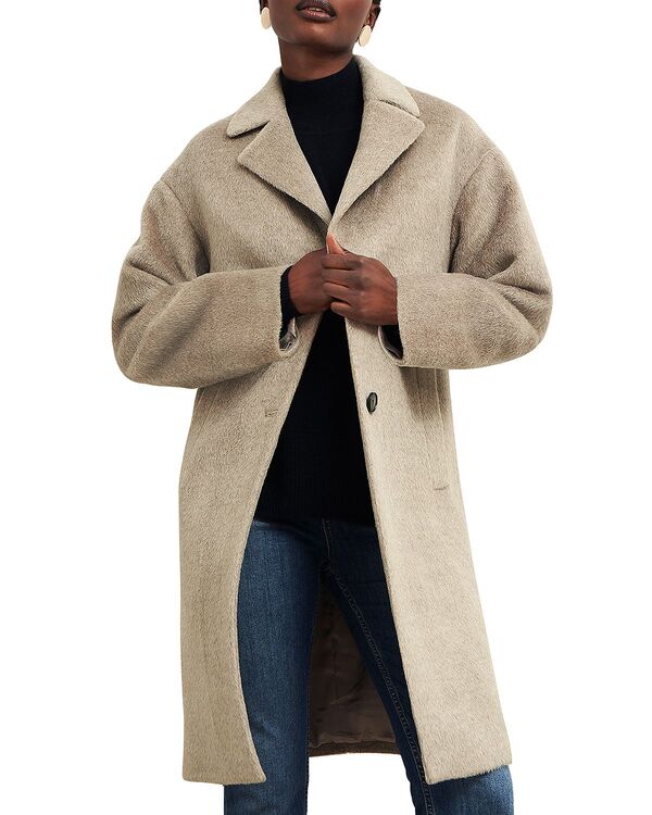 ホッブス英国の首都 レディース アウター 厚地の外套 HOBBS LONDON Bhavina Coat Neutral