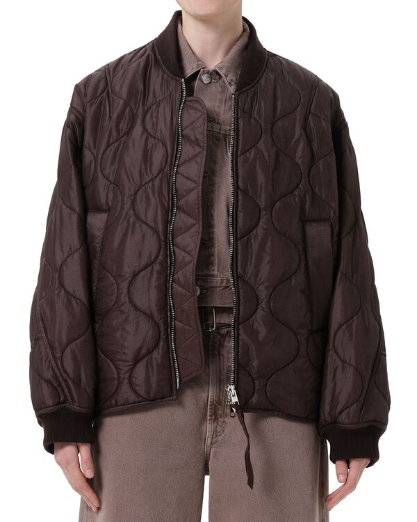 アゴルド レディース アウター ジャケット・ブルゾン キルティング AGOLDE Isla Quilted Jacket Bourbon