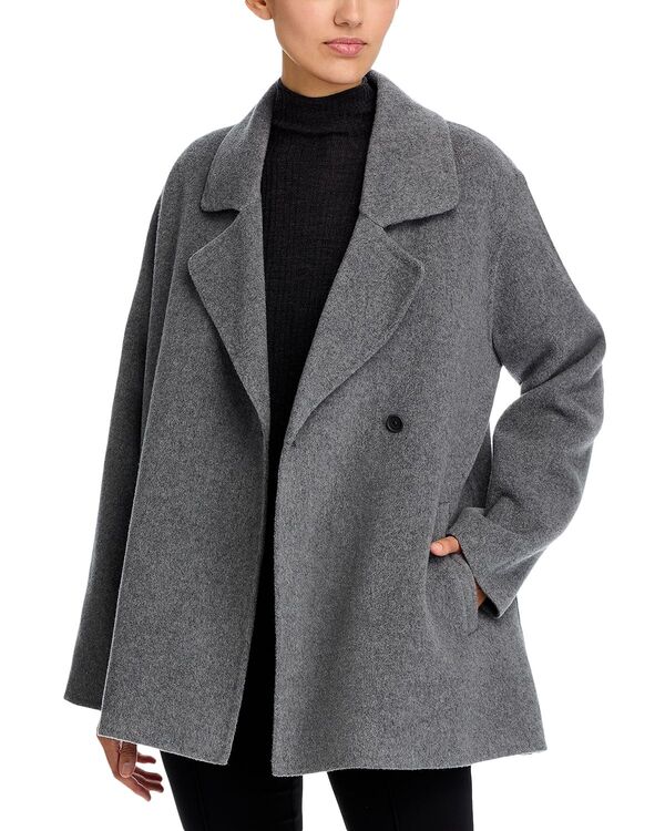 エイリーンフィッシャー レディース アウター コート ウール Eileen Fisher Wool Trench Coat Ash アッシュ