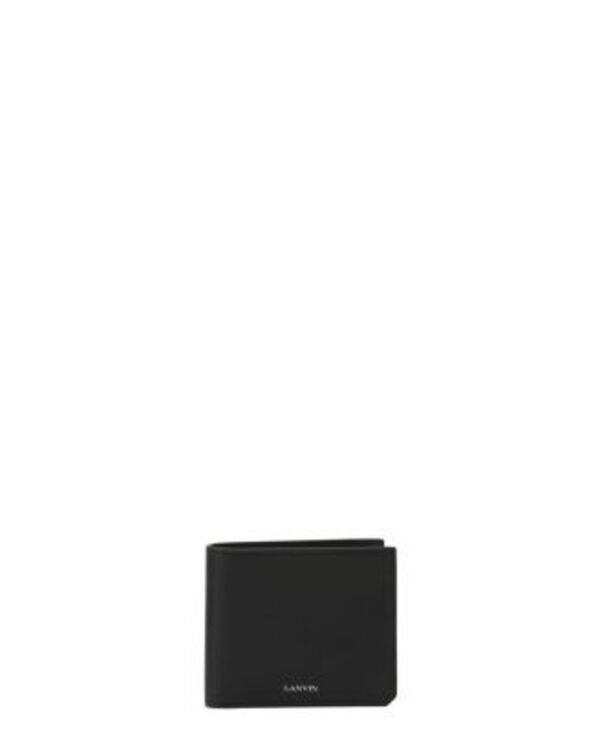 ランバン メンズ アクセサリー 財布 レザー Lanvin Compagnon Leather Wallet Black ブラック