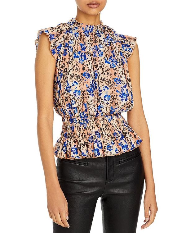 激安単価で 楽天市場 レイミー ブルック レディース シャツ トップス Amelia Printed Mock Neck Top Leopard Revida 楽天市場店 新しいコレクション Advance Com Ec