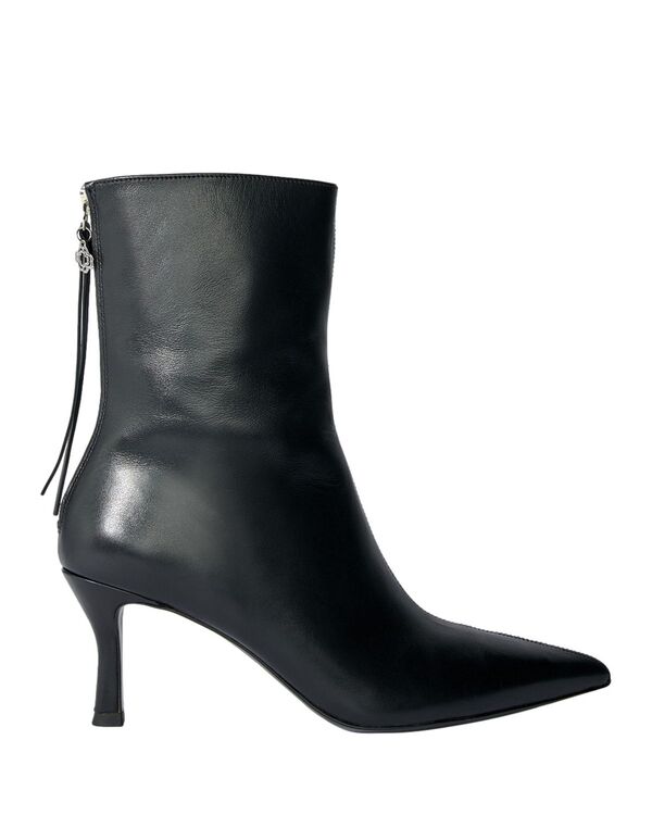 マージュ レディース シューズ ブーツ・レインブーツ ヒール Maje Women's Faymon Pointed Toe Mid Heel Booties Black ブラック