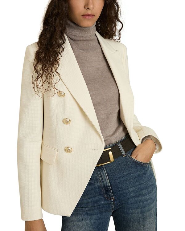レイス レディース アウター ジャケット・ブルゾン トール REISS Tally Double Breasted Jacket White ホワイト