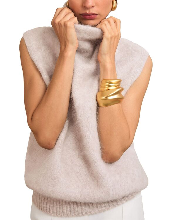 レイス レディース アウター ニット・セーター REISS Misty Brushed Cashmere Sweater Tank Neutral｜ReVida 店