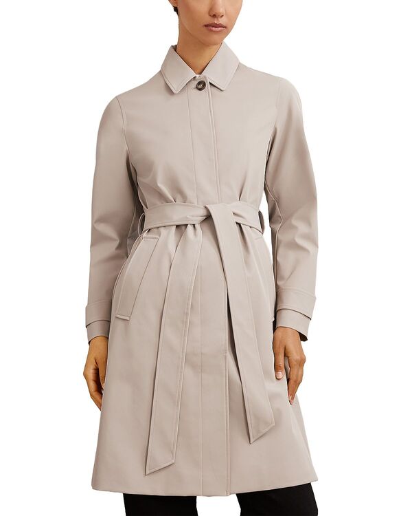 レイス レディース アウター コート REISS Logan Hybrid Overcoat Neutral