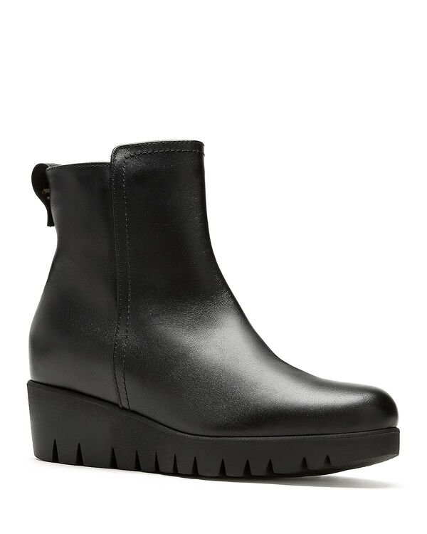 ラカナディアン レディース シューズ ブーツ・レインブーツ アンクル レザー La Canadienne Women's Teagan City Dry Leather Ankle Boots Black ブラック