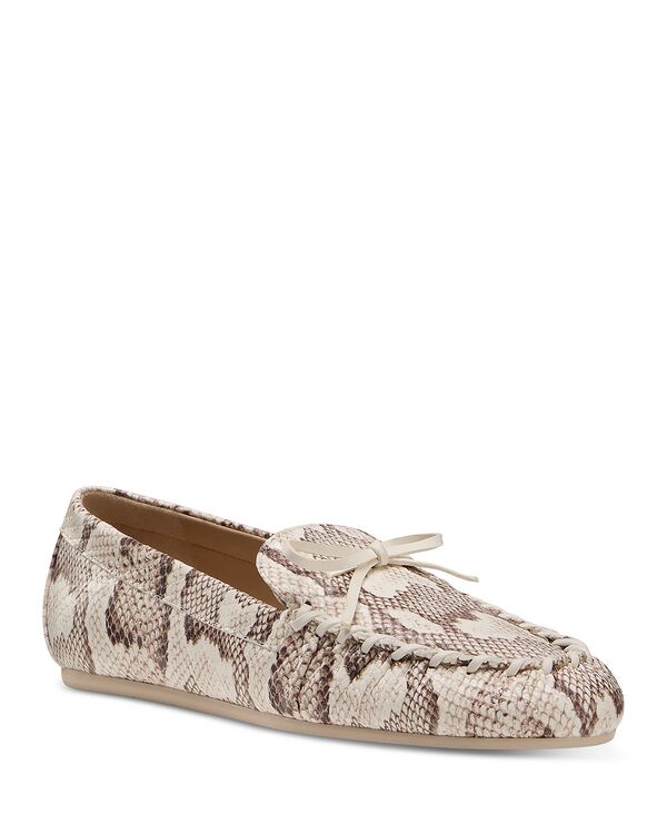 スチュアート ワイツマン レディース シューズ スリッポン・ローファー Stuart Weitzman Women\u0027s Britt Bow Loafers Cream 皮膚軟化剤