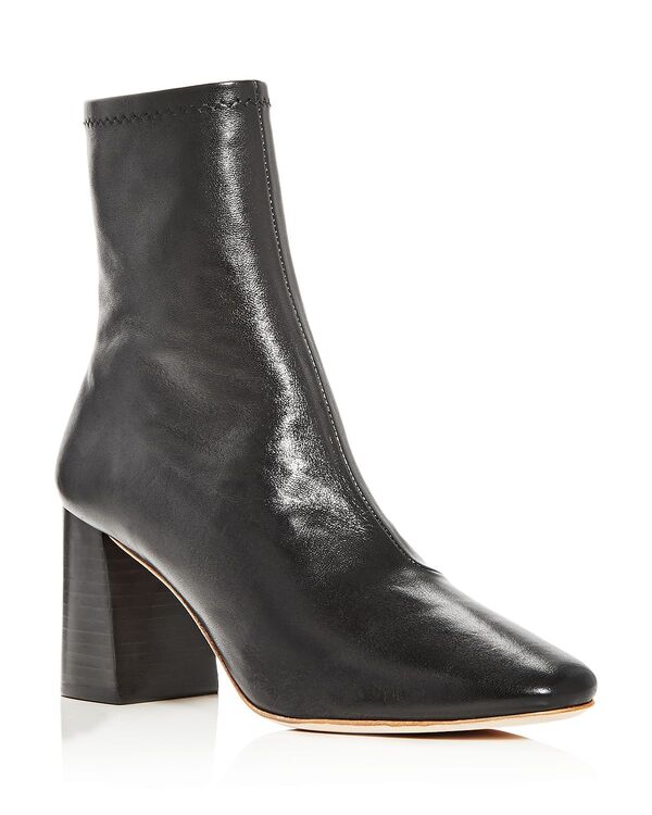 ロフラー 幽客ダル レディース シューズ 踵 ブーツ Loefflerandall Woman\u0027s Elise Block Heel Booties Black 黒いこと