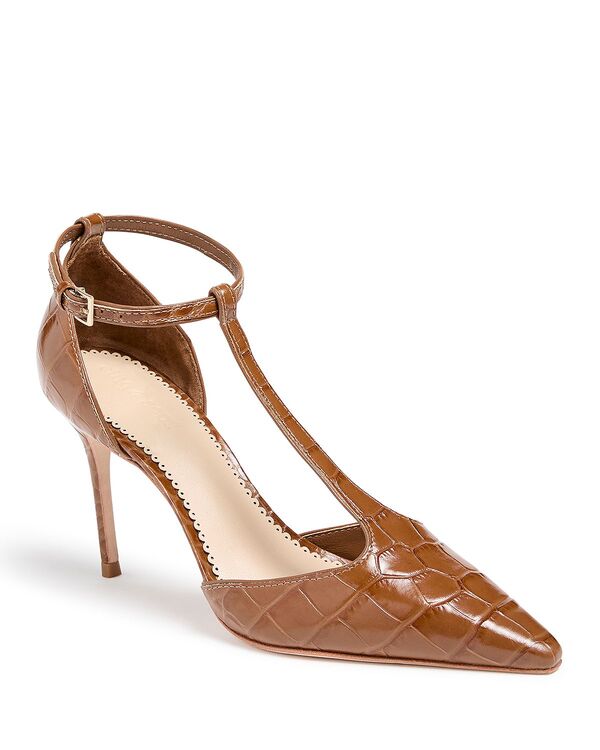 サンク ア セプト レディース シューズ パンプス Cinq Sept Women\u0027s Clara T Strapumps Toffee 靴-レディース靴-パンプス