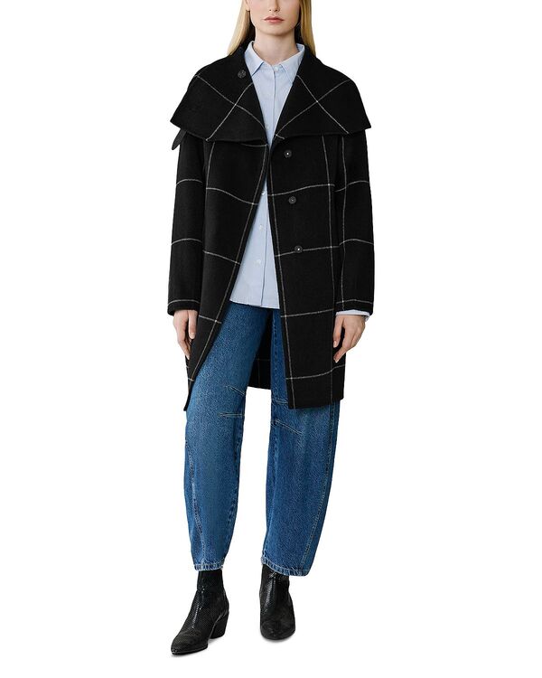 ソイアアンドキョー レディース アウター コート Soia & Kyo Jackie Cocoon Coat Blk-powder