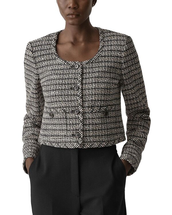 セオリー レディース アウター カーディガン Theory Textured Stripe U Neck Cardigan Shale Mutli ストライプ