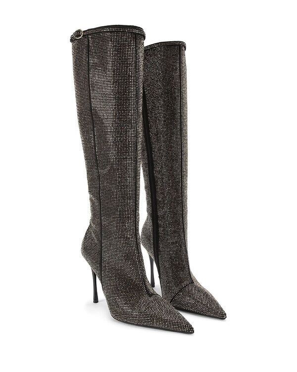 カートジェイガーロンドン レディース シューズ ブーツ・レインブーツ KURT GEIGER LONDON Women's Mayfair Pointed Boots Charcoal チャコール