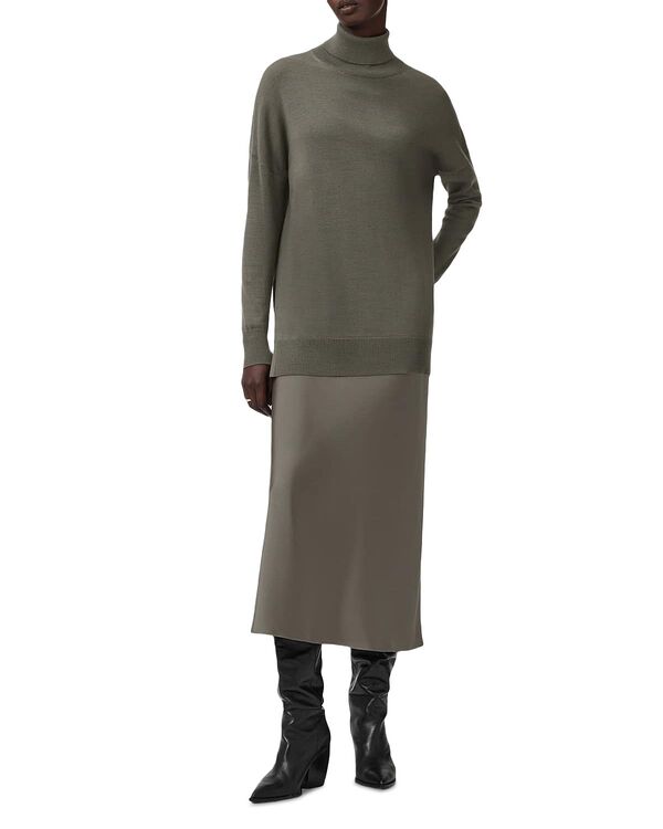 オールセインツ レディース アウター ニット・セーター ALLSAINTS Juno 2-in-1 Sweater Slip Dress Light Khaki カーキ 43,680円