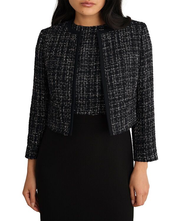 ホッブスロンドン レディース アウター ジャケット・ブルゾン HOBBS LONDON Esme Jacket Black/White ホワイト