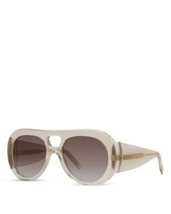 ジバンシー レディース 佩び物 サングラス・アイウェア Givenchy Bold Round Sunglasses 53粍 Beige/Gradient brown 赤銅色