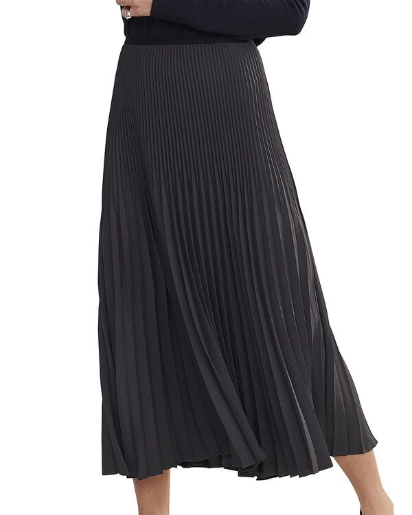 ジェニーケイン レディース ボトムスカート プリーツ Jenni Kayne Pleated Skirt Slate スレート｜ReVida 店