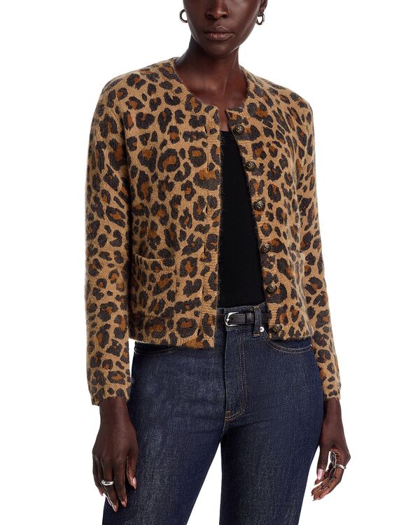 コビーハルペリン レディース アウター ジレー 刷り上げる Kobi Halperin Donovan Leopard Print Cardiganatural Multi マルチ色つや