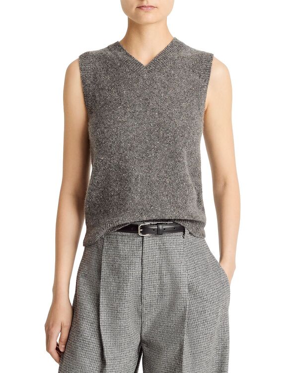 ヴィンス レディース アウター 限りない Vince Boiledonegal Cashmere Vest Medium Heather Grey 薄墨色