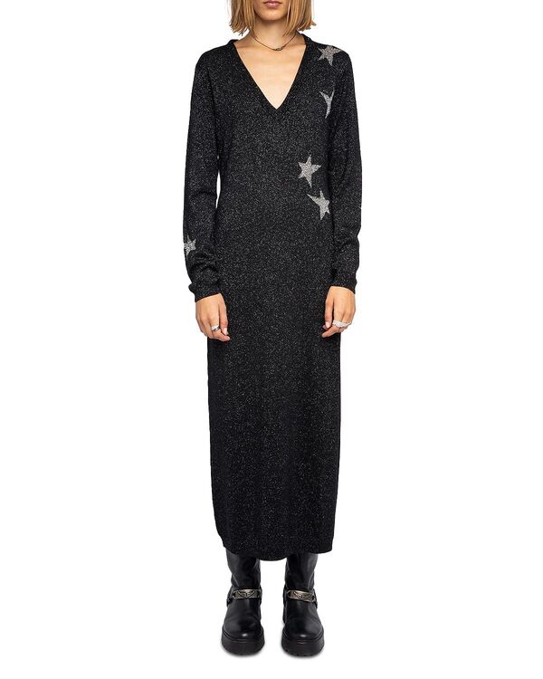 ザディグ エ ヴォルテール レディース アウター ニット・セーター Zadig & Voltaire Stelly Sweater Dress Black ブラック