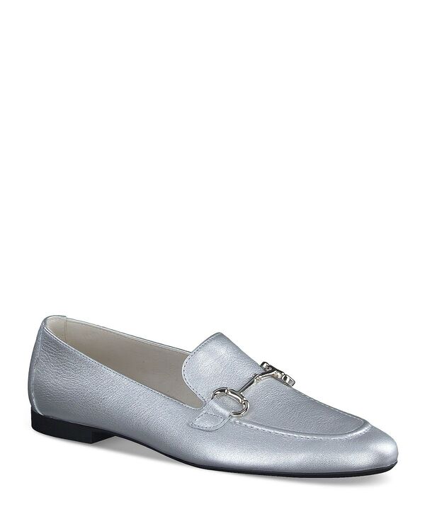 ポール・グリーン レディース シューズ スリッポン・ローファー Paul Green Women's Daphne Apron Toe Loafers Platino Metallic Nappa メタリック